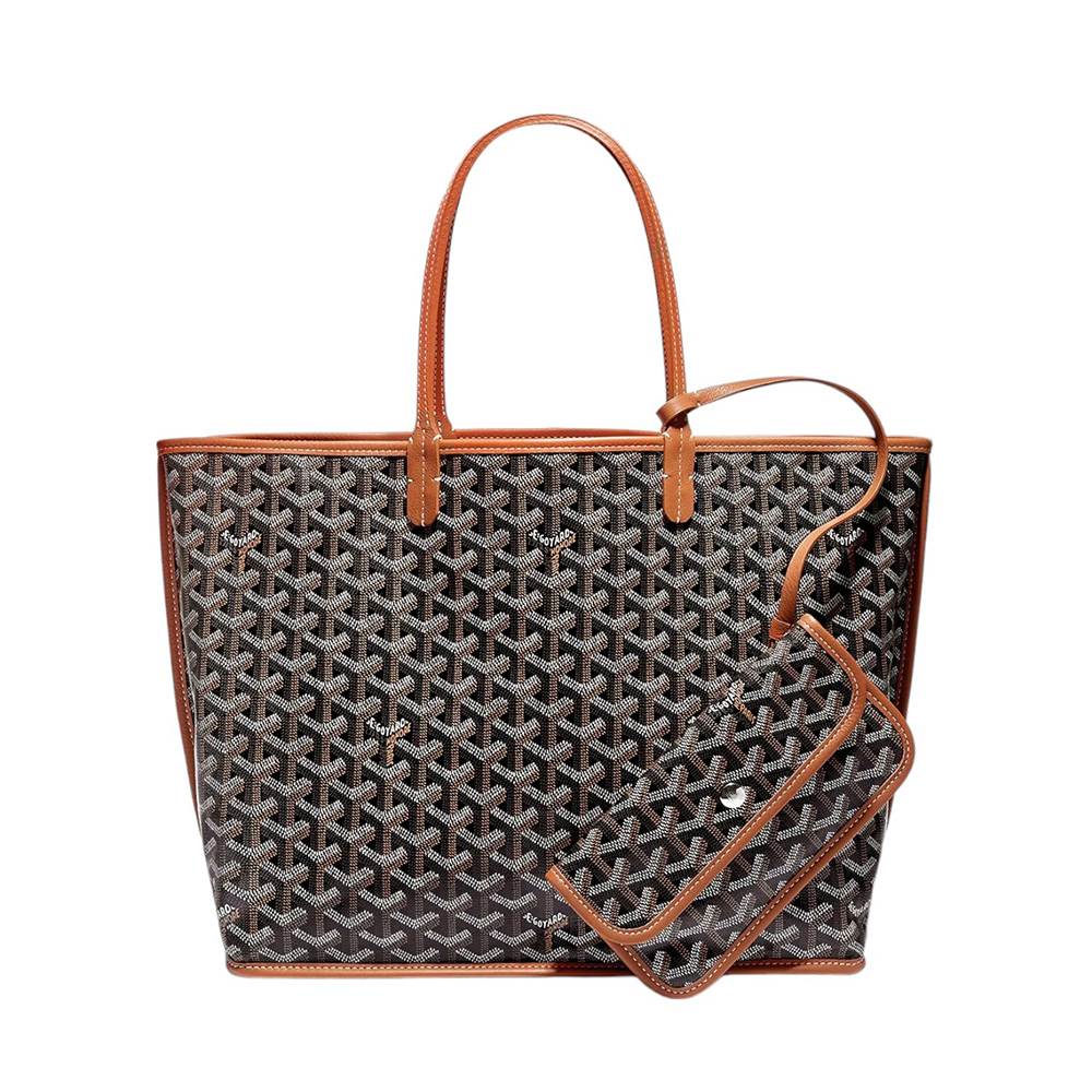 Goyard Anjou PM Bag Black Tan