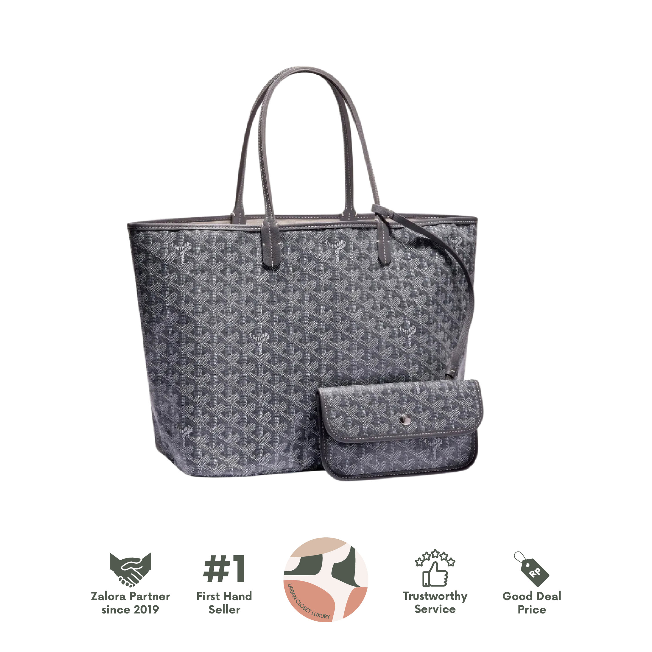 Goyard Saint Louis PM Gris/Grey
