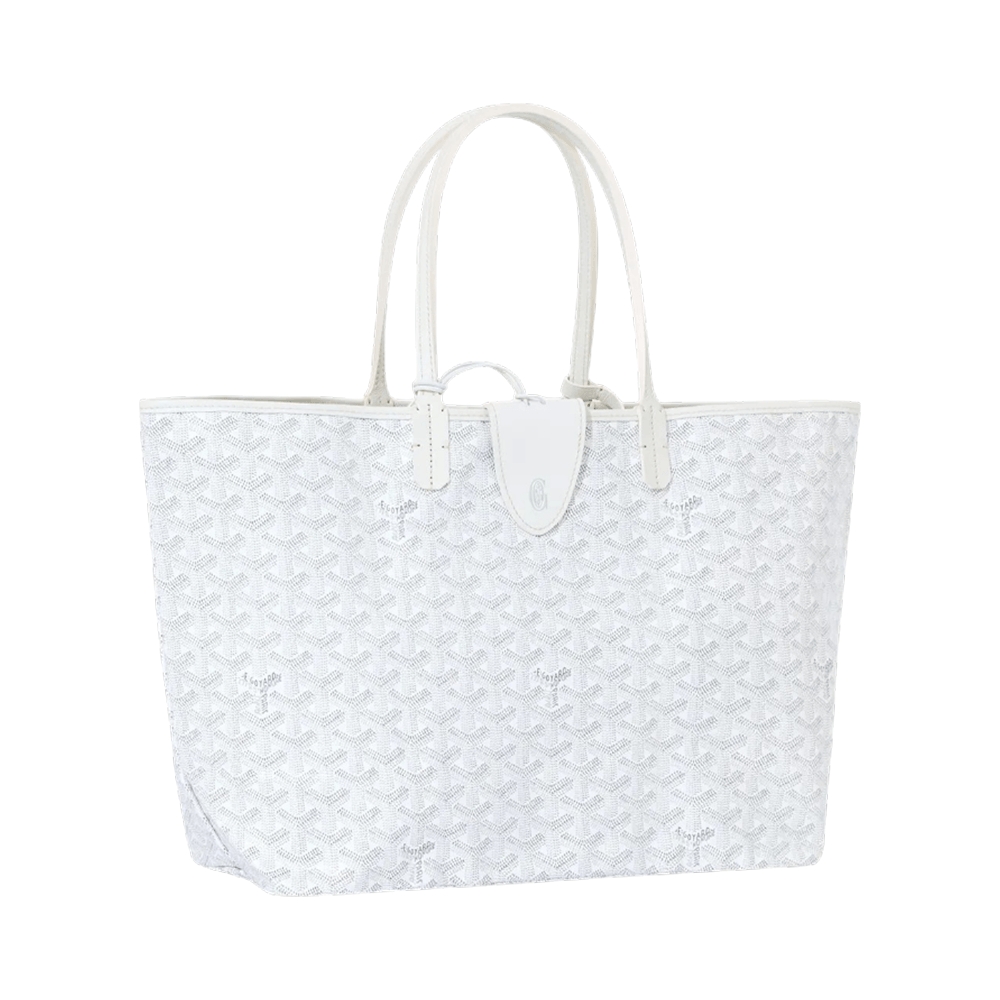 Goyard Saint Louis PM with Croc Tote Bag White