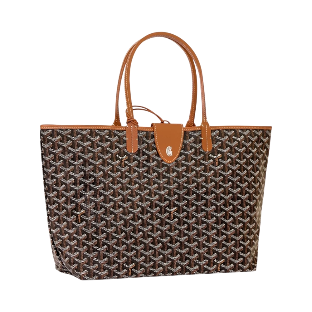 Goyard Saint Louis PM with Croc Tote Bag Black Tan
