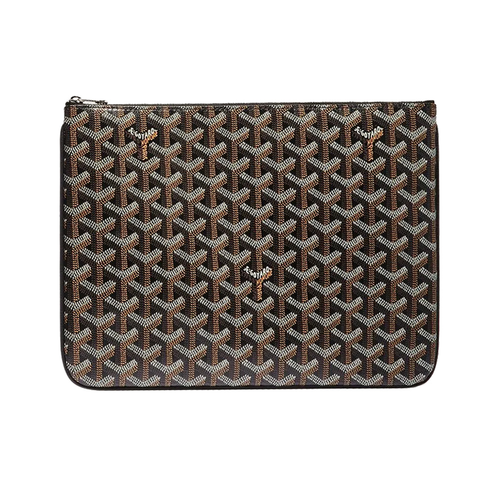 Goyard Senat MM Flat Pouch Black