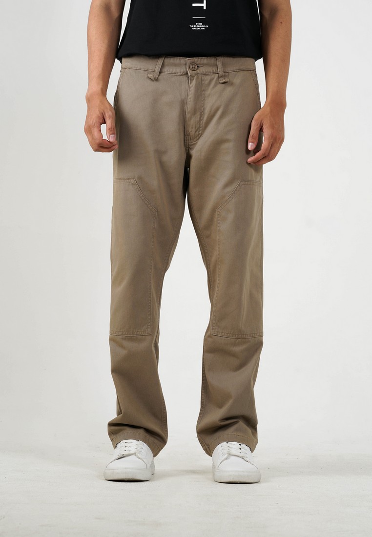 Greenlight Voyager Men's Long Chino Pants Double Layer Knee Fale C020525