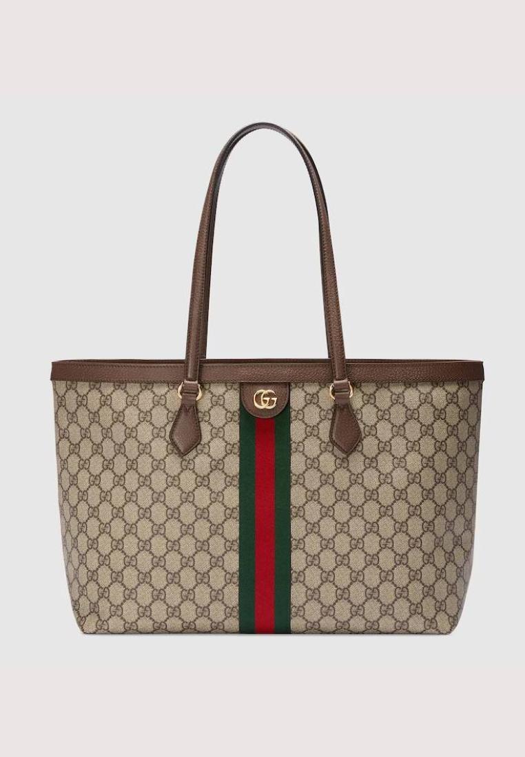 Gucci Ophidia GG Medium Tote Beige