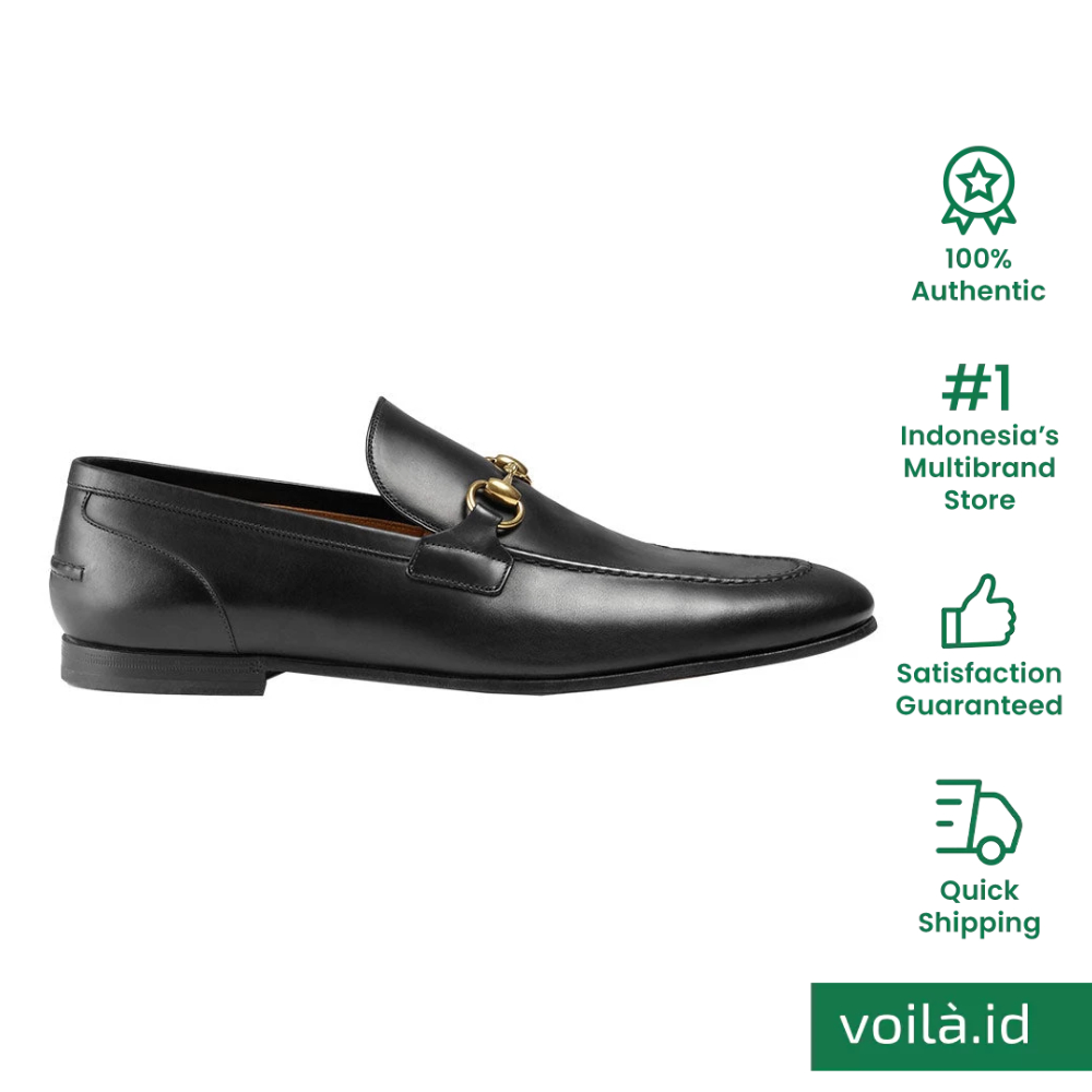 Gucci [9.9ANTI GAYA] Jordaan Leather Loafers Black
