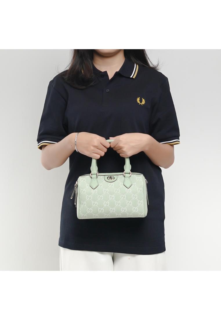 Gucci Tas GUCCI OPHIDIA SHW MINT CANVAS MINI DUFFLE BAG WITH LS 100% ORIGINAL