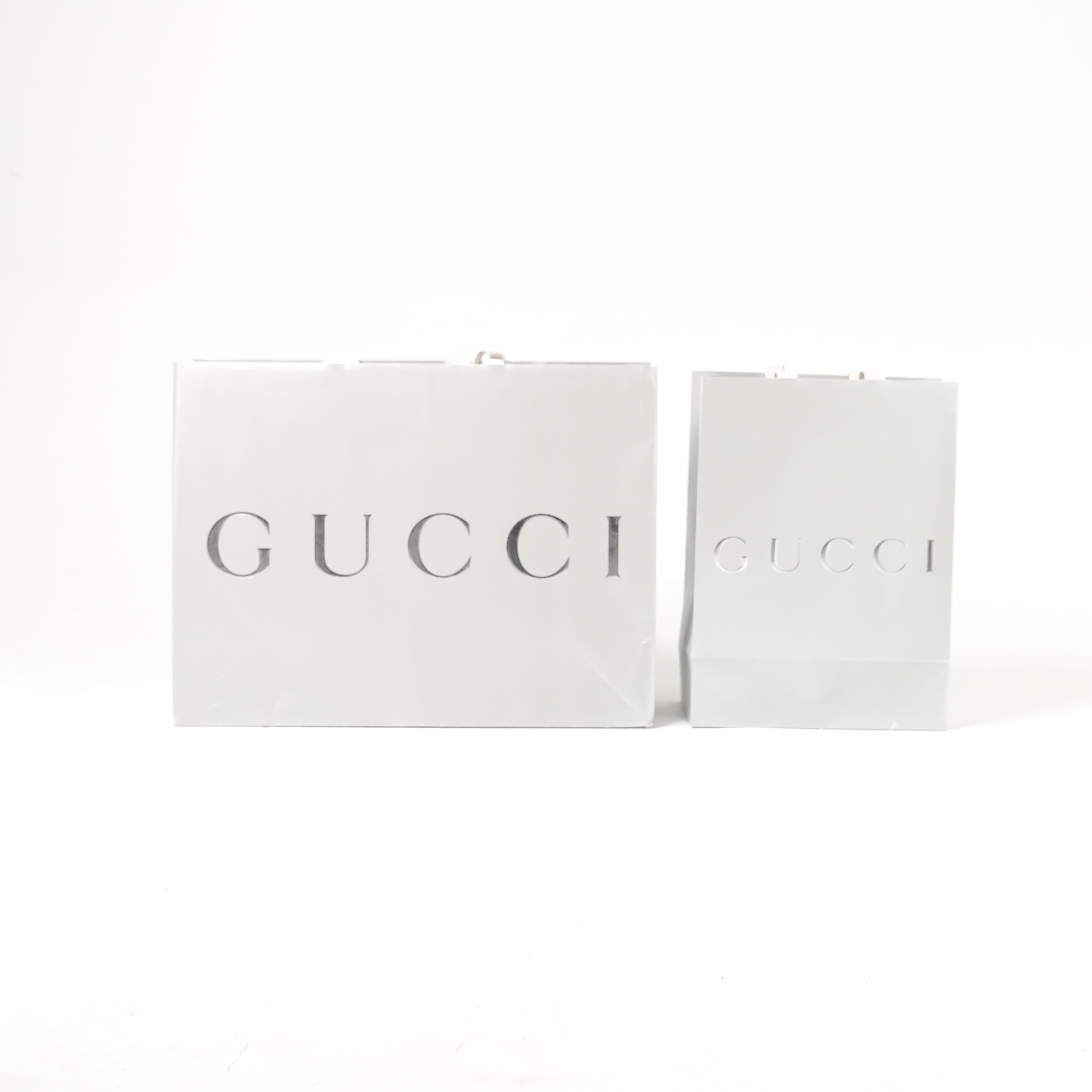 Gucci Tas PAPER BAG GUCCI SILVER 100% ORIGINAL