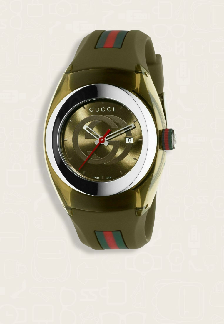 Gucci Sync XXL Jam Tangan Stainless Steel Putih