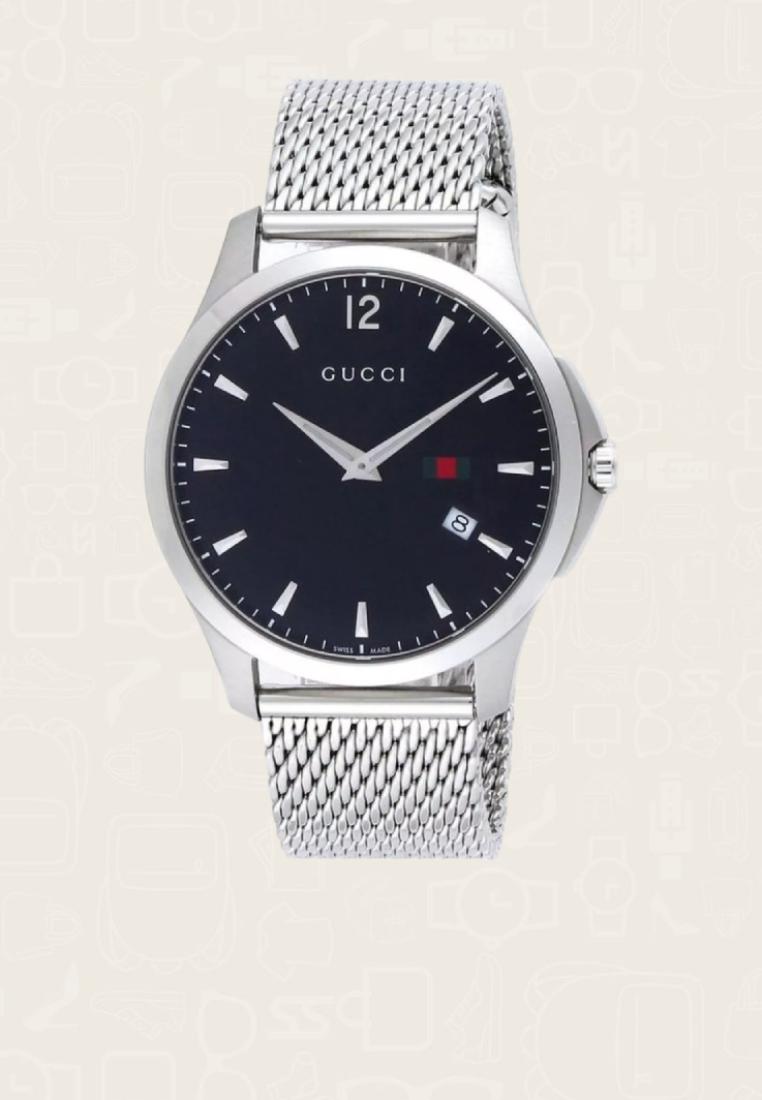 Gucci Jam Tangan Pria Gucci G-Timeless Black Quartz Watch