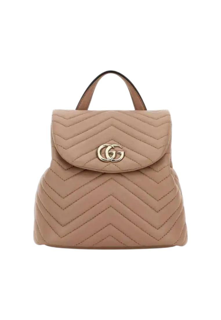 Gucci GG Marmont Mini Backpack Pink Beige Lghw