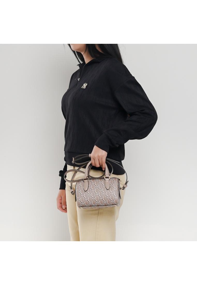 Gucci Tas GUCCI GG MONOGRAM TAUPE MINI DUFFLE BAG WITH LS 100% ORIGINAL