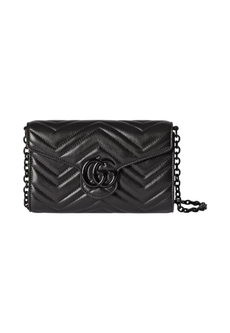 Gucci GG Marmont Wallet On Chain Black