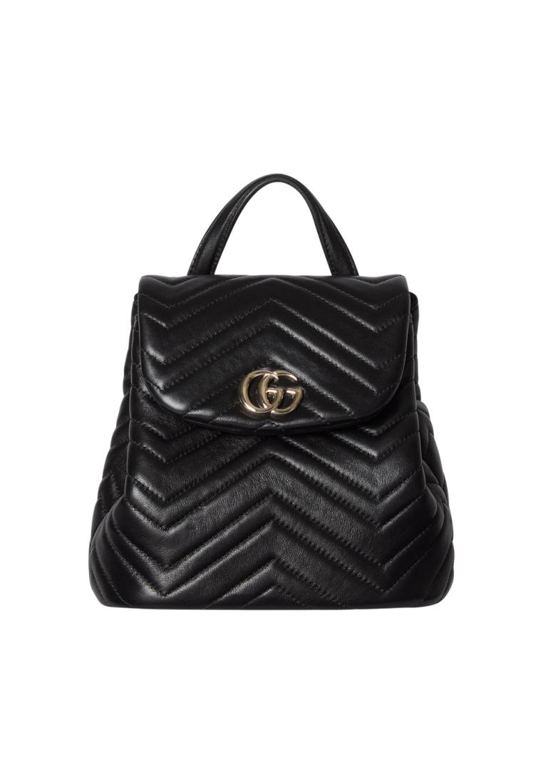 Gucci GG Marmont Mini Backpack Black Lghw