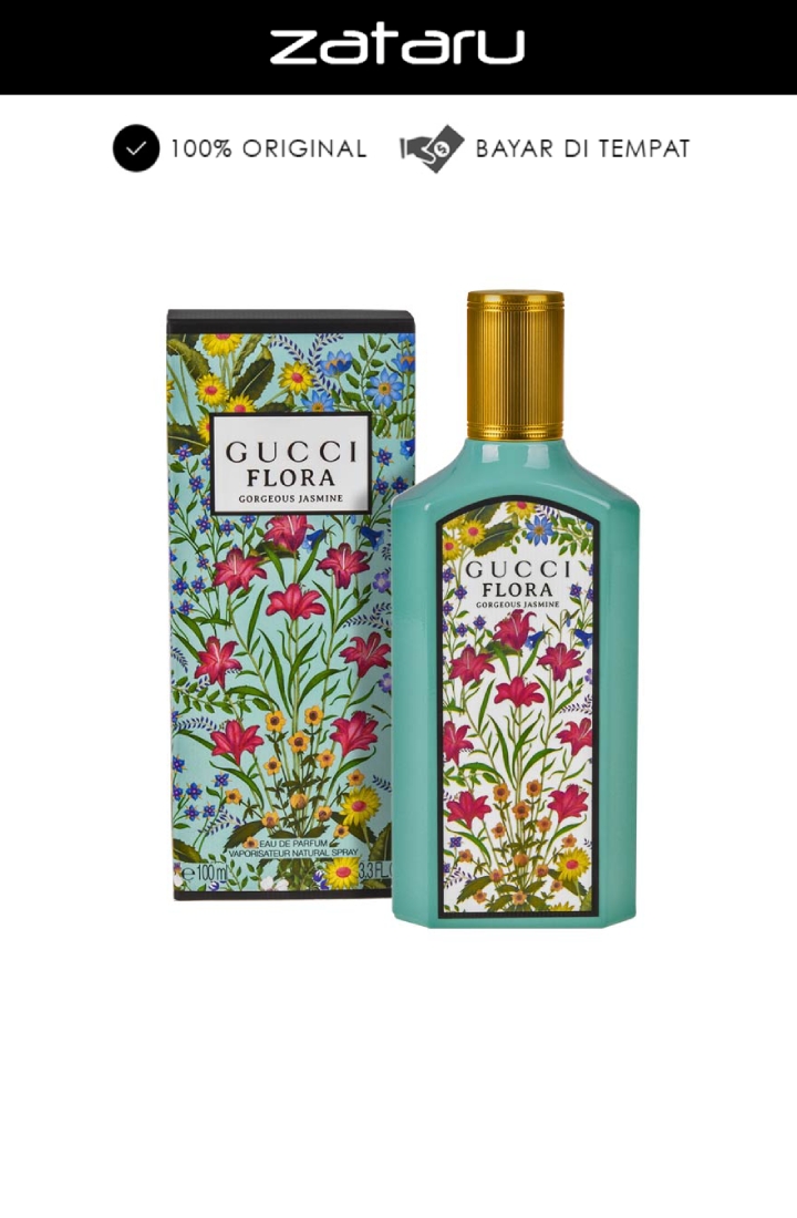 Gucci Flora by Gucci Gorgeous Jasmine EDP Woman - 100 ML (Parfum Wanita)
