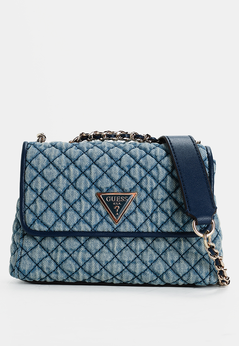 GUESS Giully II Mini 2 Compartments Convertible Flap Bag