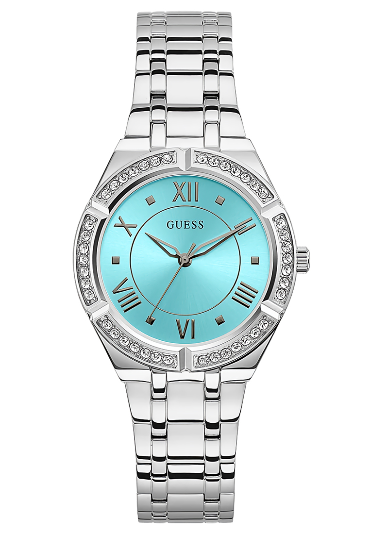 Guess GW0033L7 - Jam Tangan Wanita - Silver Blue - Stainless Steel