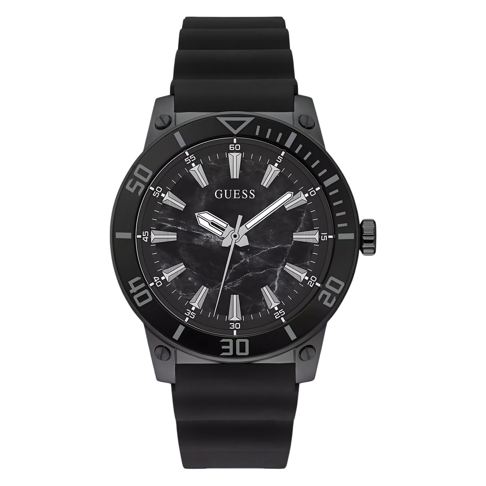 Guess GW0420G3 htm karet hitam cowok
