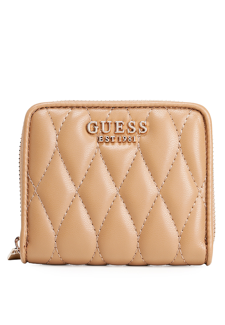 Guess Valla Signature Logo Small Zip Around Wallet