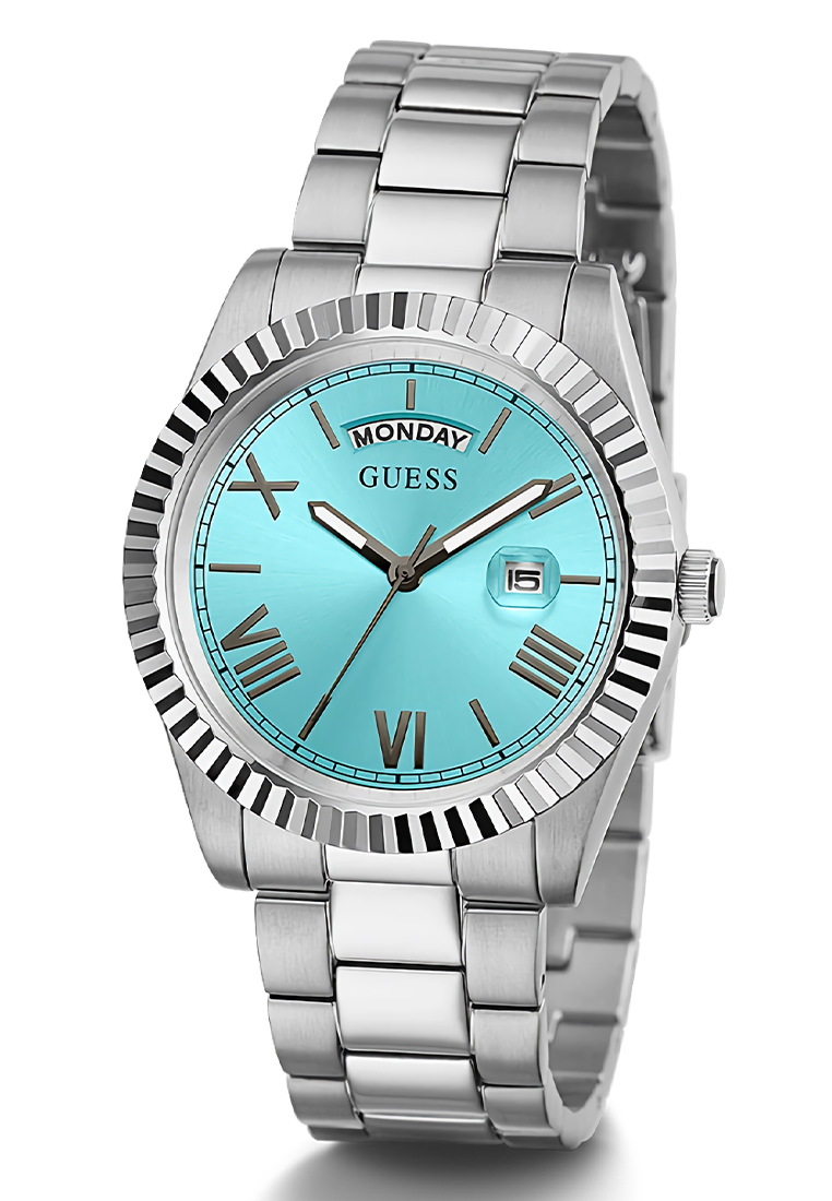 Guess GW0265G11 - Jam Tangan Wanita - Silver Tone - Stainless Steel