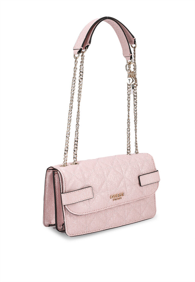 pink guess tote