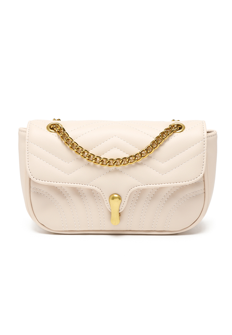 GYKACO CILLA Beige - Tas Selempang Wanita - Fashion Sling bag (Import)