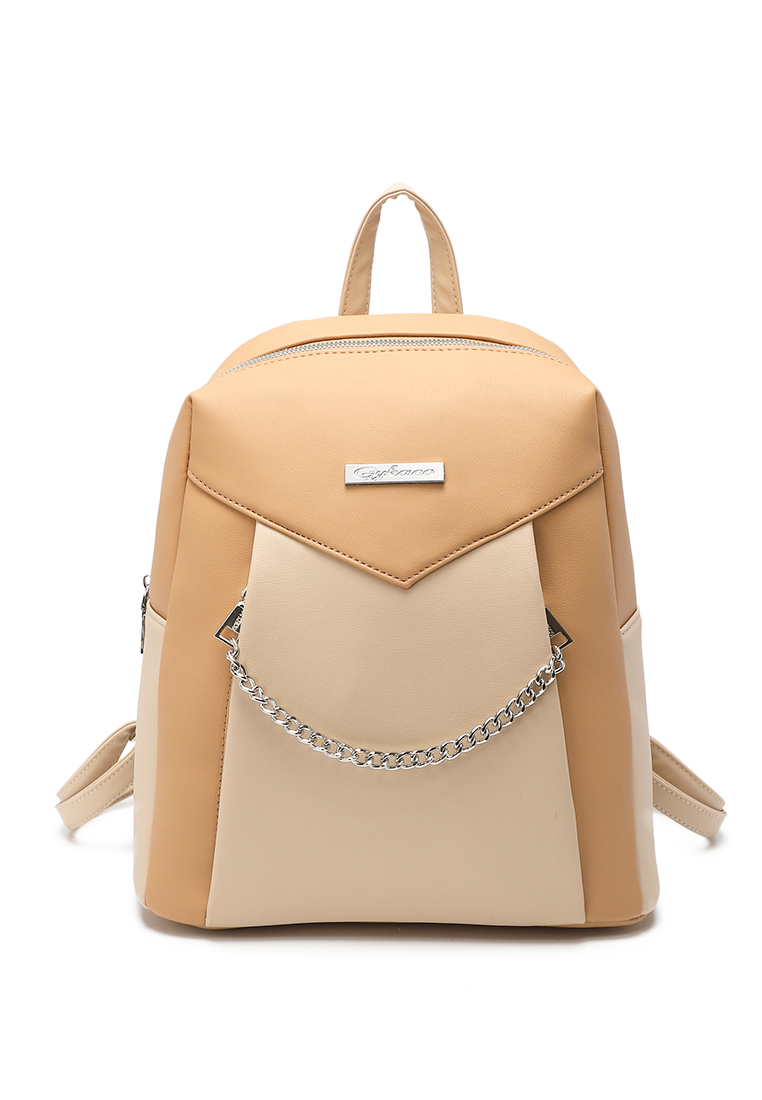 GYKACO FUJI Khaki - Tas Ransel Wanita - Fashion Backpack (IMPORT)