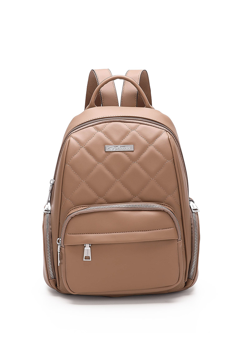 GYKACO ALMA Khaki- Tas Ransel Wanita - Fashion Backpack (IMPORT)
