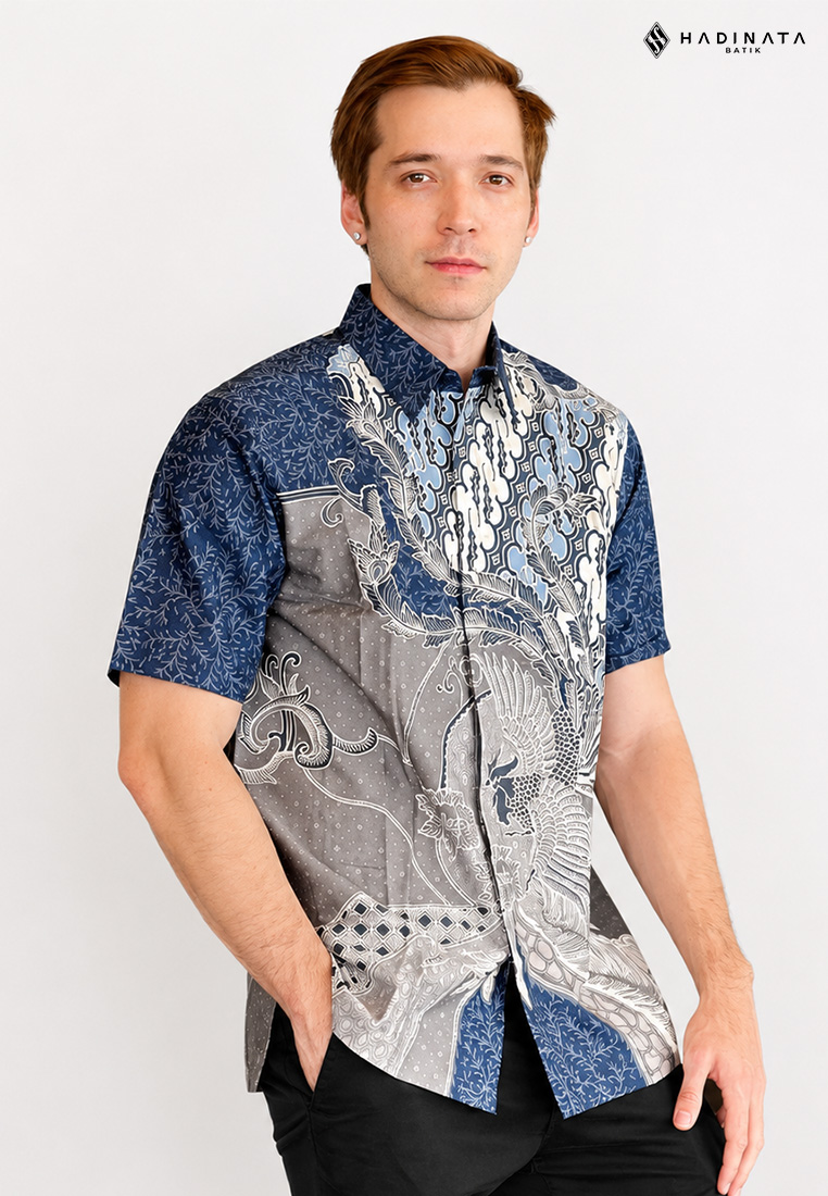 Hadinata Batik Kemeja Pendek Superfine Jaya Jiva