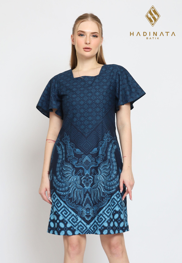Hadinata Batik Wanita Superfine Dress Furing Yuvika Yudisthira
