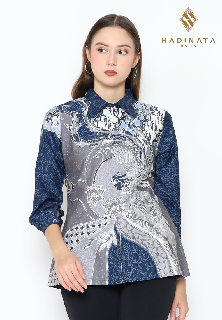 Hadinata Batik Wanita Superfine Blouse Jiva Jaya