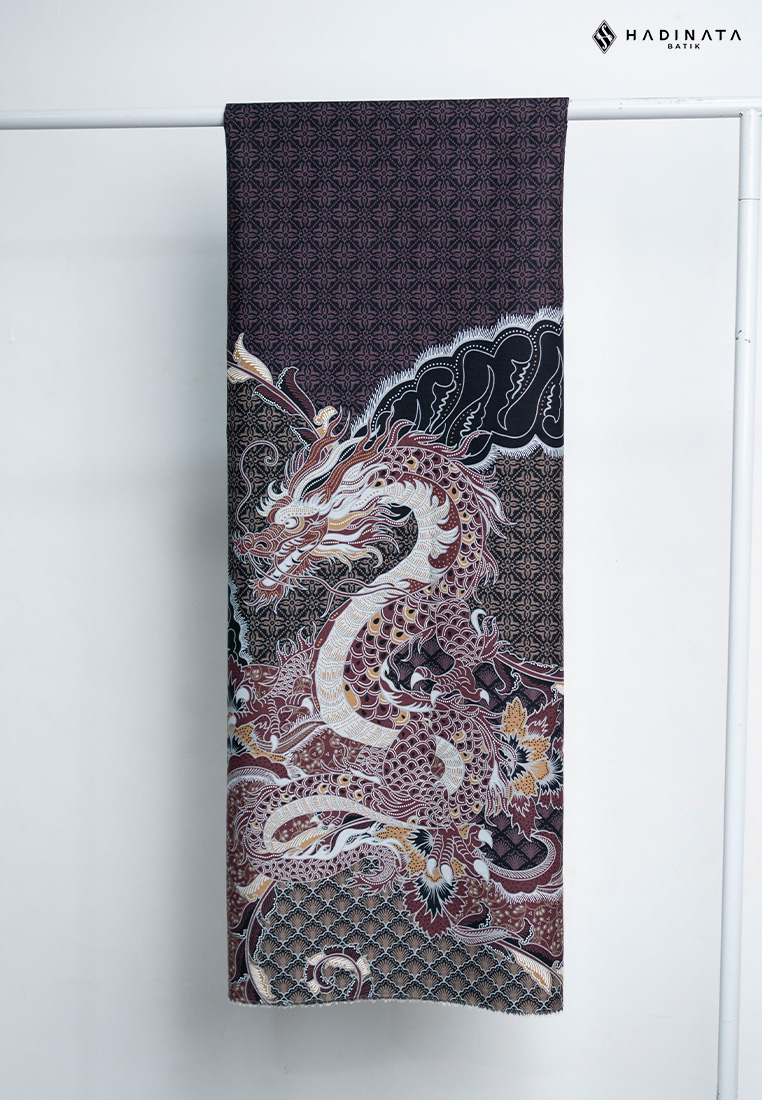 Hadinata Batik Premium Kain Katun Superfine Vasuki Maroon