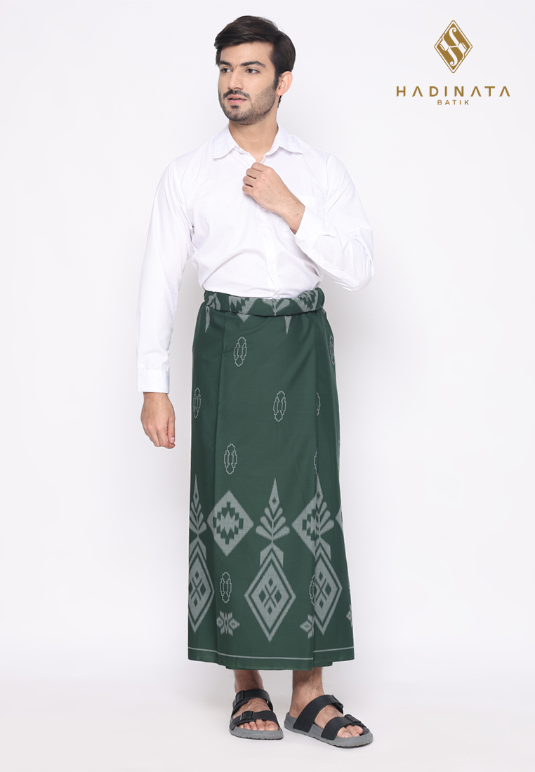 Hadinata Batik Sarung Hisyam Hijau