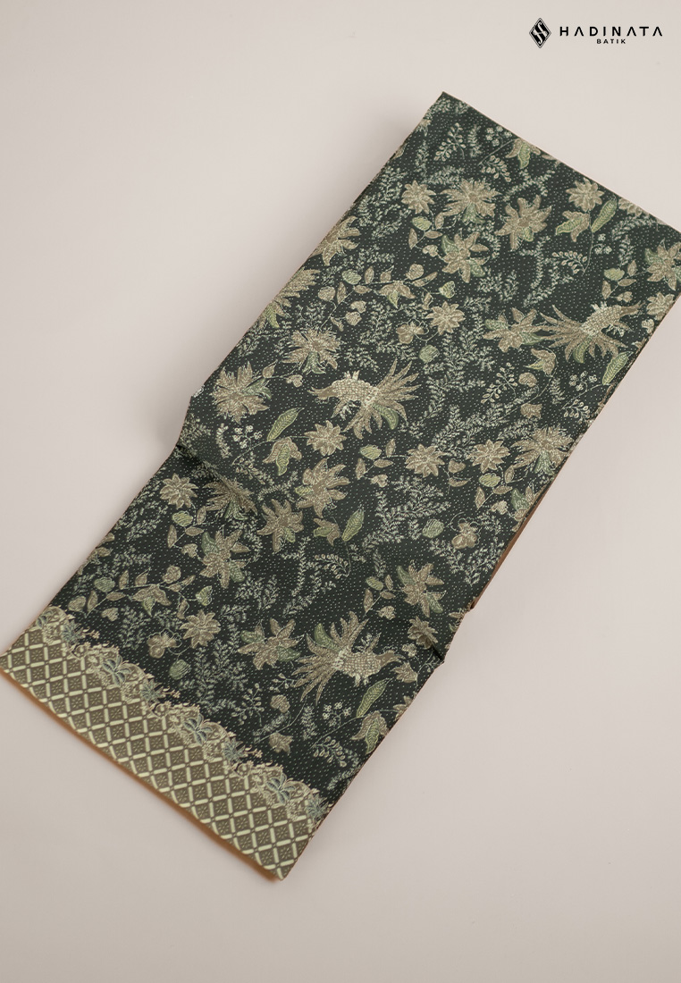 Hadinata Batik Premium Kain Katun Superfine Senandika Green