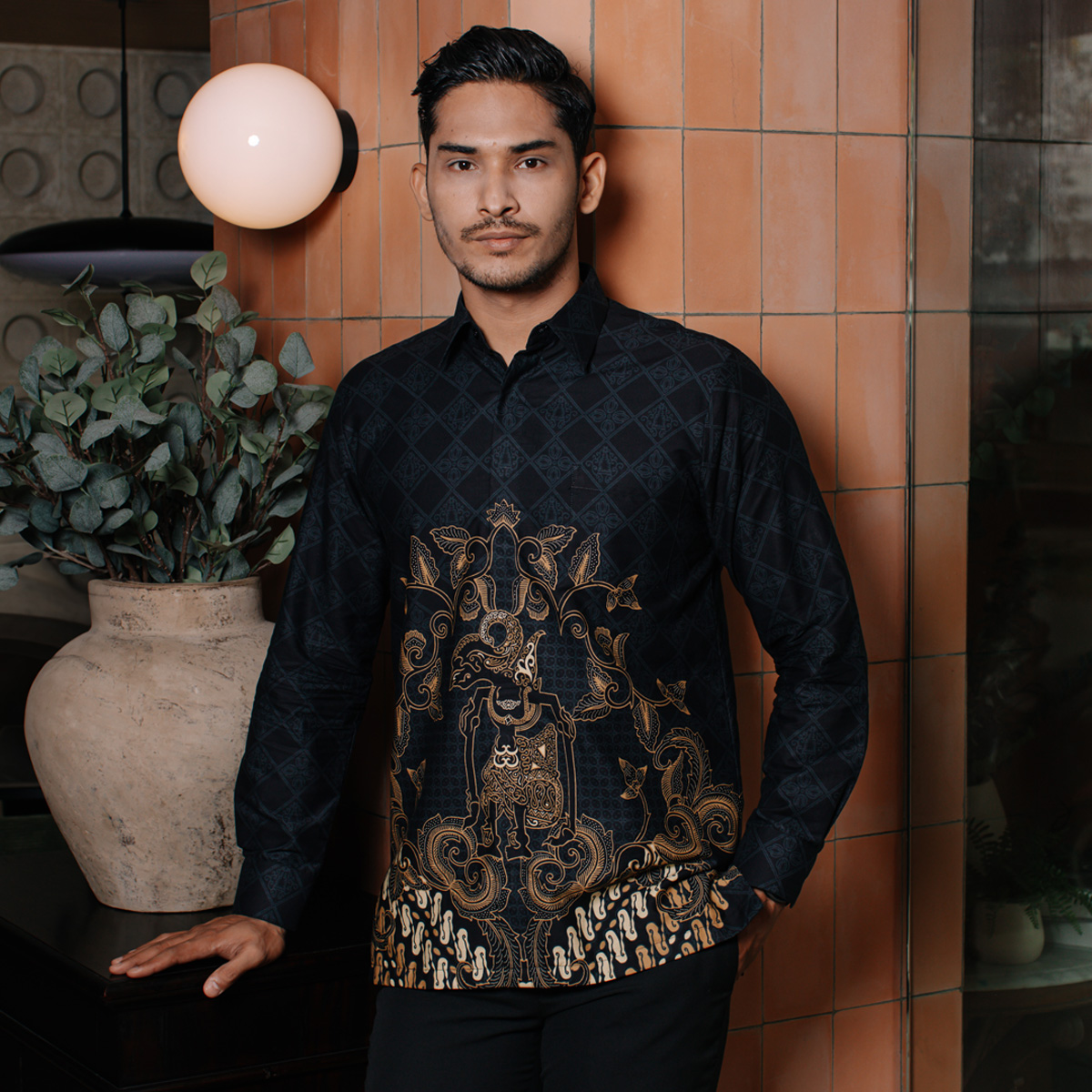 Hadinata Batik Kemeja Panjang Furing Superfine Janaka Jiwandari