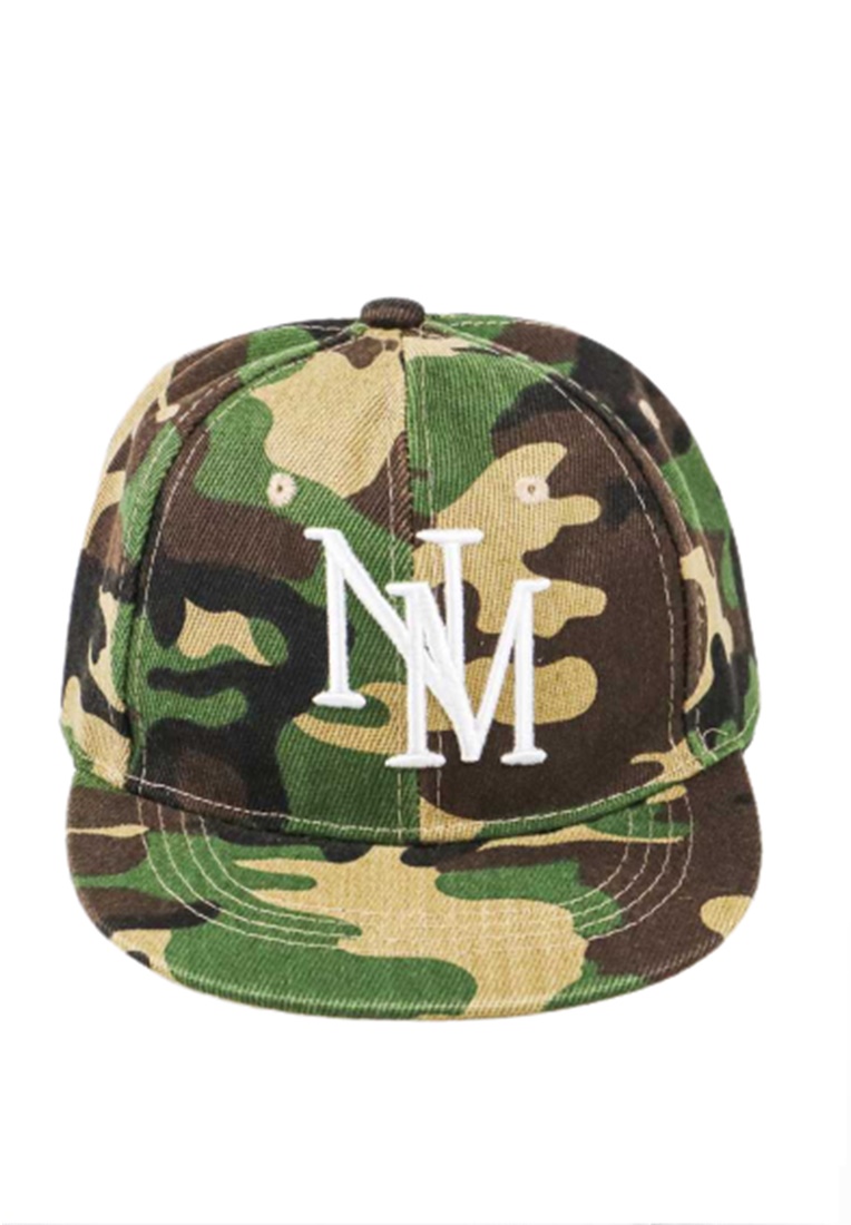 Hamlin Jahari Topi Trucker Baseball Unisex Camouflage Army Summer Hat Material Canvas ORIGINAL - Gre