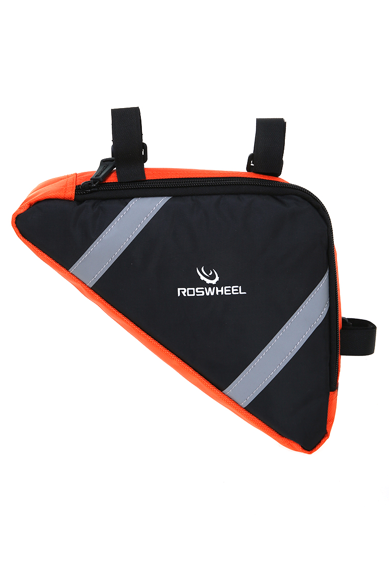 Hamlin Qian Bicycle Bag Tas Sepeda Segitiga Waterproof Material Polyester ORIGINAL - Orange