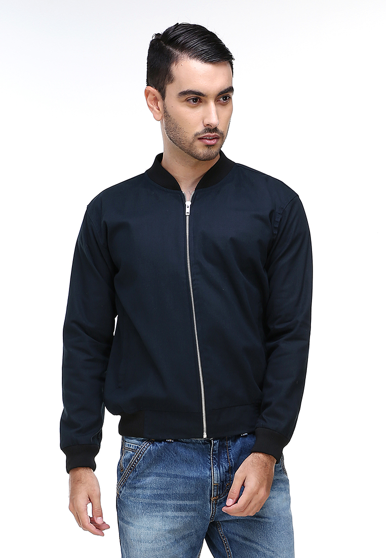 Hamlin Jems Jaket Bomber Pria & Wanita Deluxe Jacket Material Canvas Baby Premium ORIGINAL