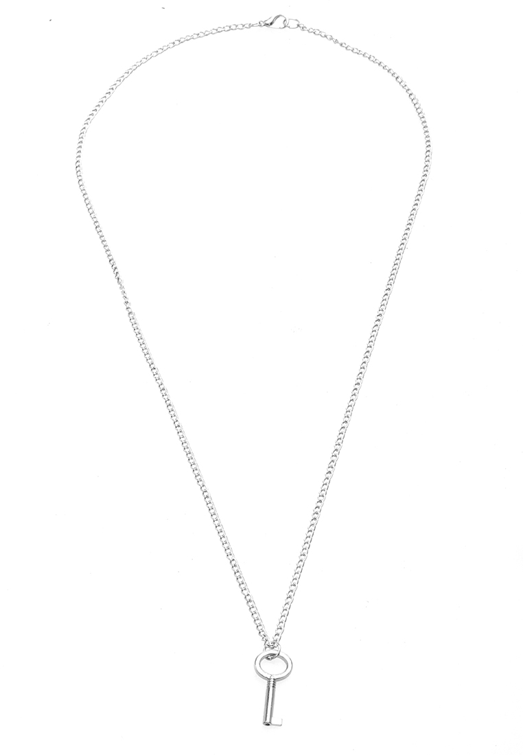 Hamlin Ainsley Aksesoris Fashion Kalung Pria Wanita Necklace Tali Rantai Liontin Kunci Material Allo