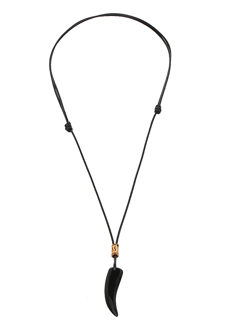 Hamlin Bembs Kalung Pria Motif Taring Macan Material Melamin ORIGINAL