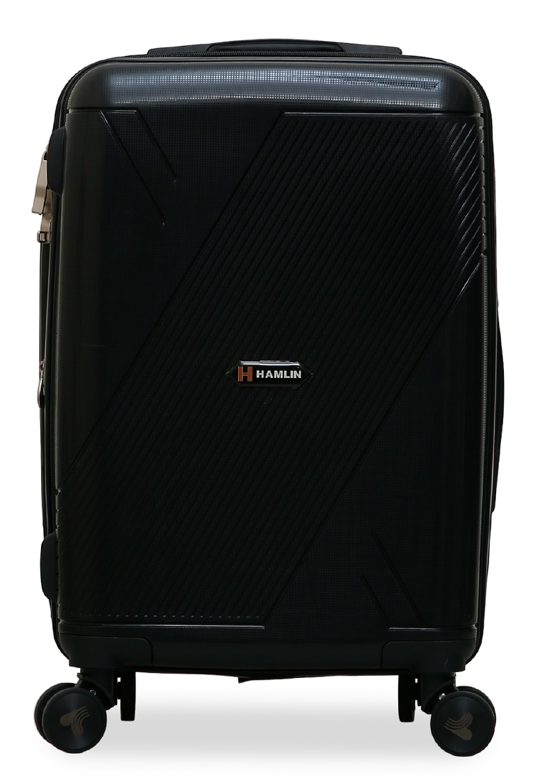 Hamlin Carlton Koper Unisex Size 20 Inch Suitcase Large Compartment Material Fiber ABS ORIGINAL - Bl