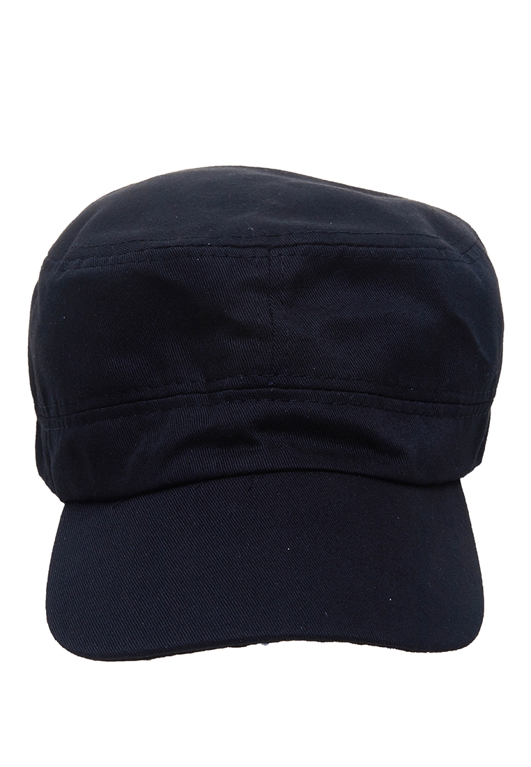 Hamlin Aldrich Topi Kasual Flat Top Komando City Hunter Material Cotton ORIGINAL - Black
