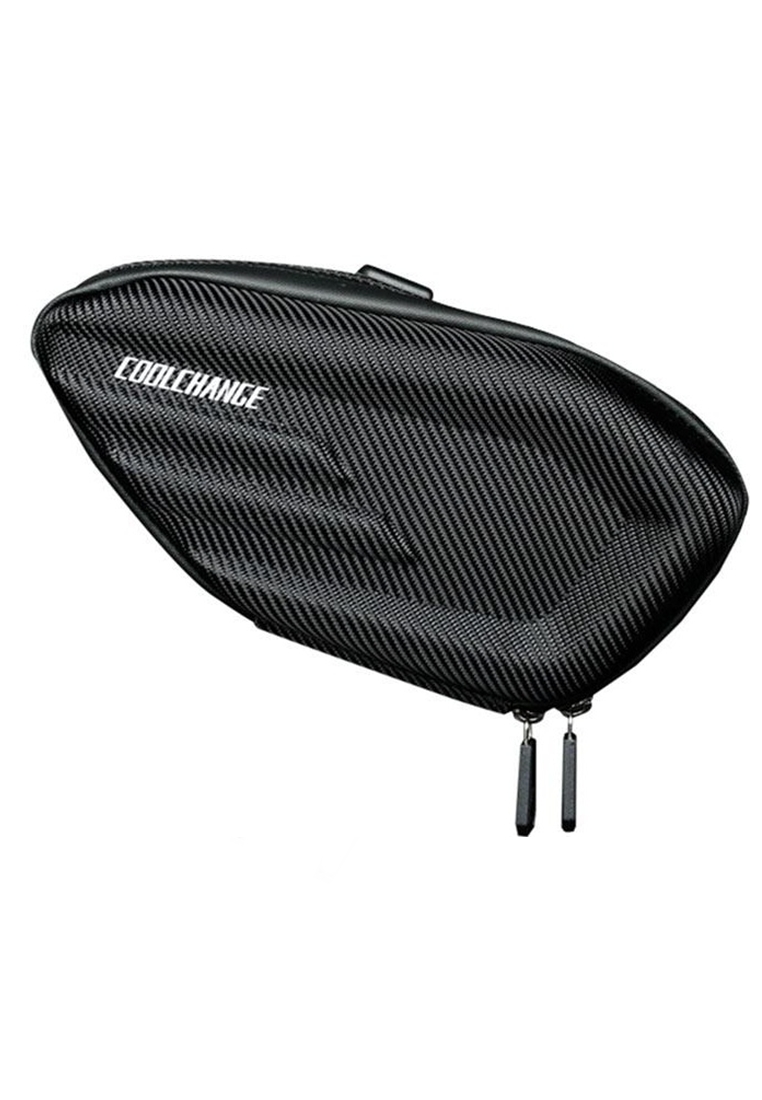 Hamlin Qian Tas Jok Sepeda Reflective Seat Tail Bag Waterproof Material Nylon ORIGINAL - Black