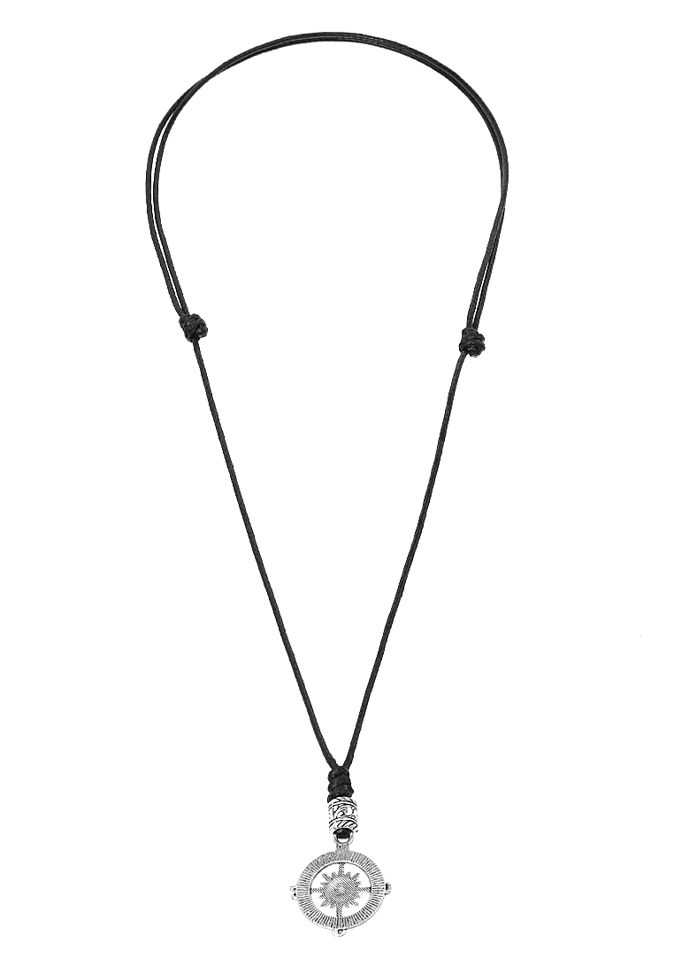 Hamlin Bembs Necklace Kalung Pria Motif Kompas Material Titanium Premium ORIGINAL