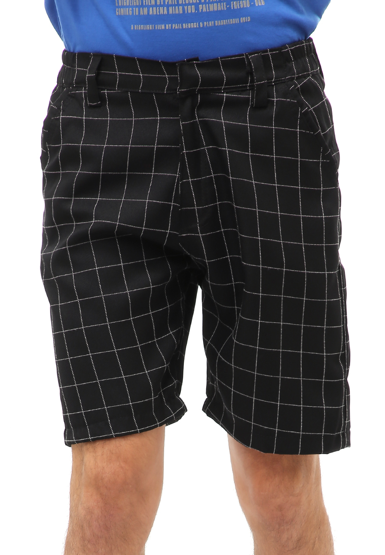 Hamlin Rishham Short Pants Celana Pendek Pria Tartan Kotak Material Wool ORIGINAL
