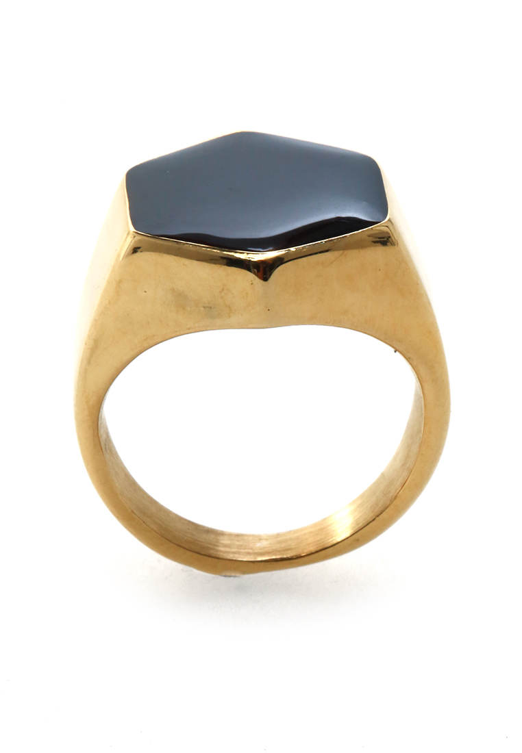 Hamlin Daisy Aksesoris Fashion Pria Wanita CIncin Desain Acosta Material Titanium ORIGINAL - Gold