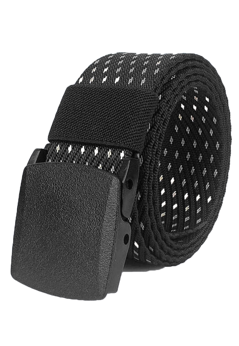 Hamlin Jhoseph Tali Ikat Pinggang Anti Xray Plastik Non Metal Material Canvas ORIGINAL - Black