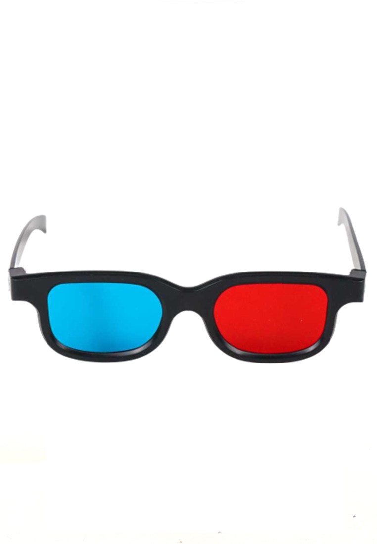 Hamlin Derian Kacamata 3D Frame Glasses Unisex Design Casual Material Plastic ORIGINAL - Black
