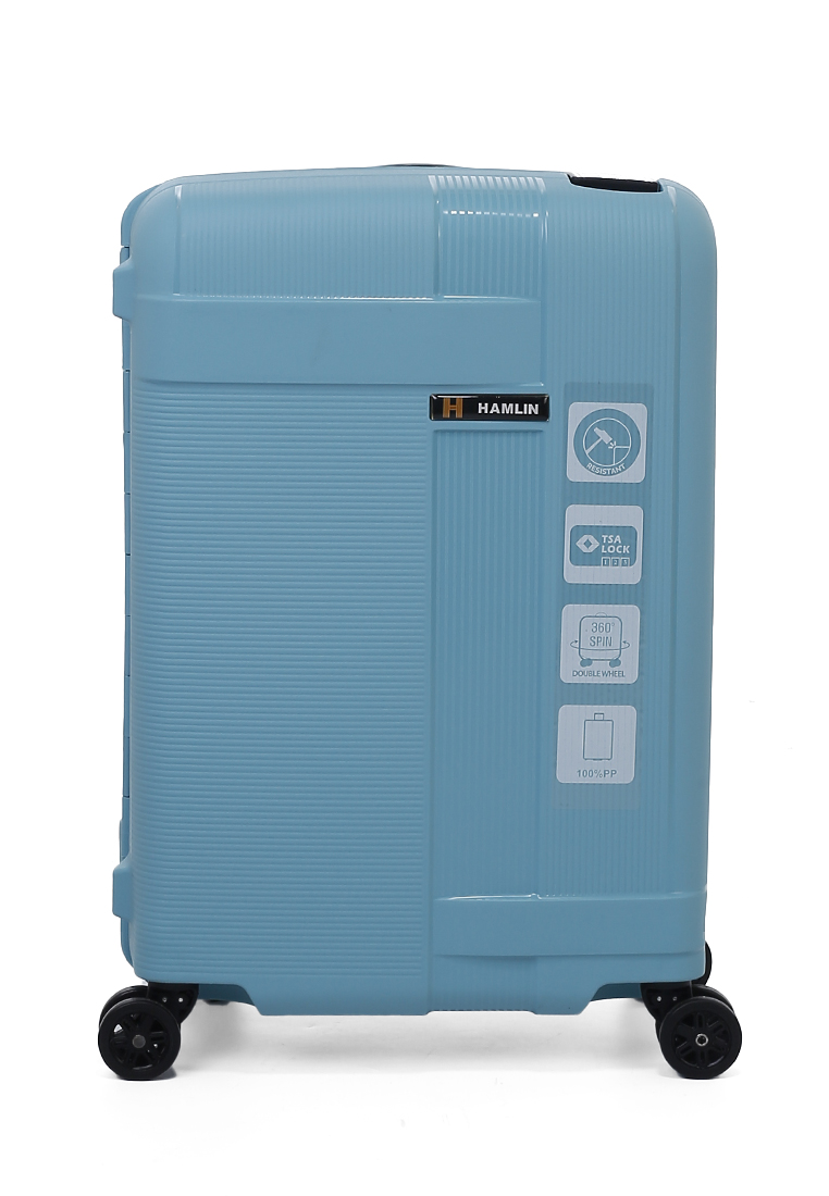Hamlin Carlton Tas Koper Unisex Size 20 Inch Suitcase Classic TSA Lock System Material Polycarbonate