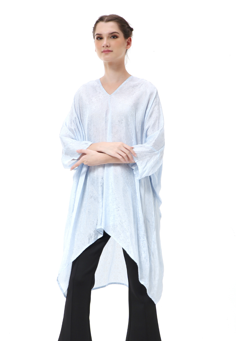 Hamlin Albertine Tunik Blouse Atasan Kebaya Wanita Simple Design Material Viscose ORIGINAL - Baby Bl