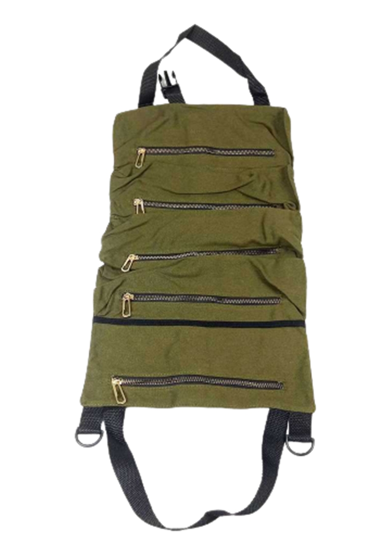 Hamlin Stevie Tas Perkakas Serbaguna Roll Pouch Tool Bag Unisex Desain Portable Material Canvas ORIG