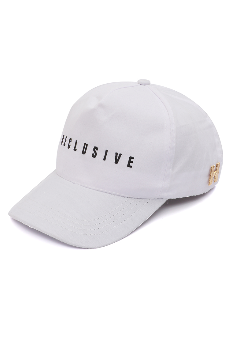 Hamlin Drsh Topi Cap Snapback Baseball Motive Reclusive Material Drill ORIGINAL - White